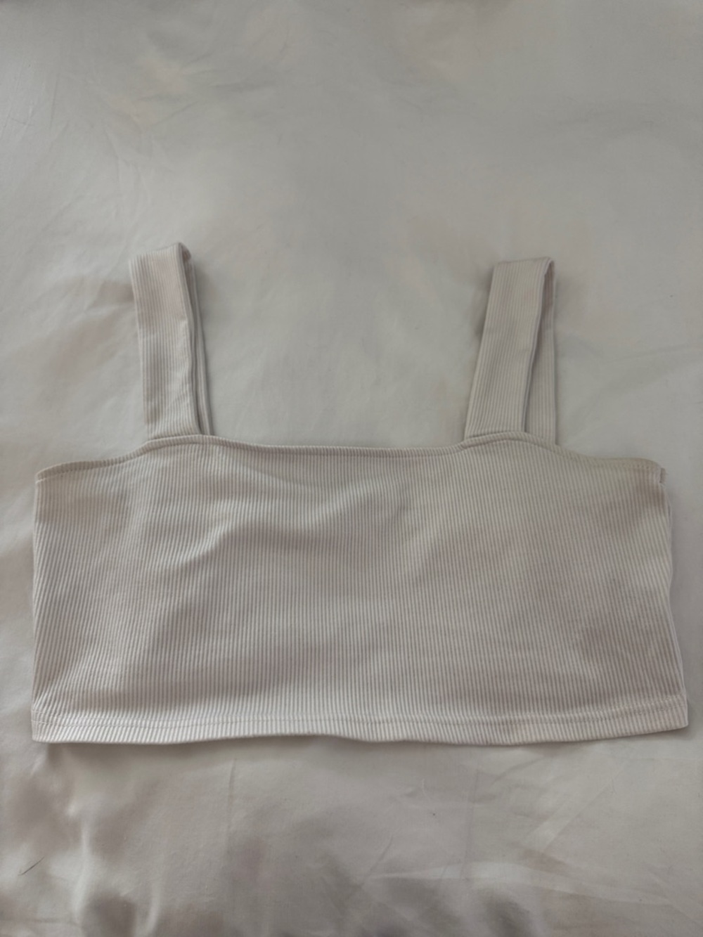 Ribbed Cropped Tank Top